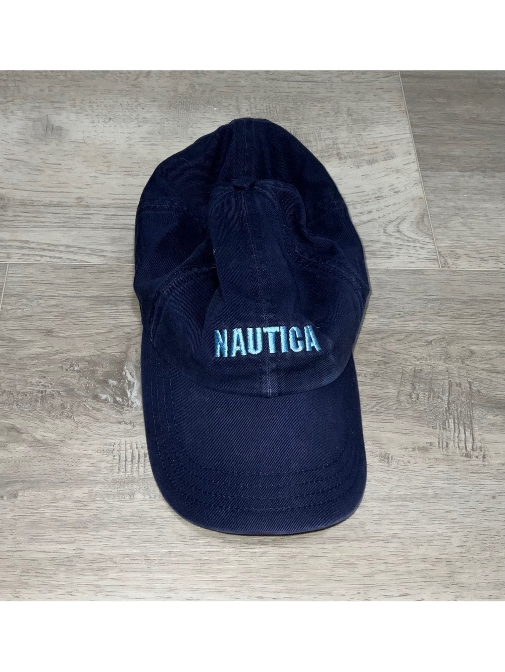 Nautica Navy Blue Cotton Baseball Cap Hat OSZ